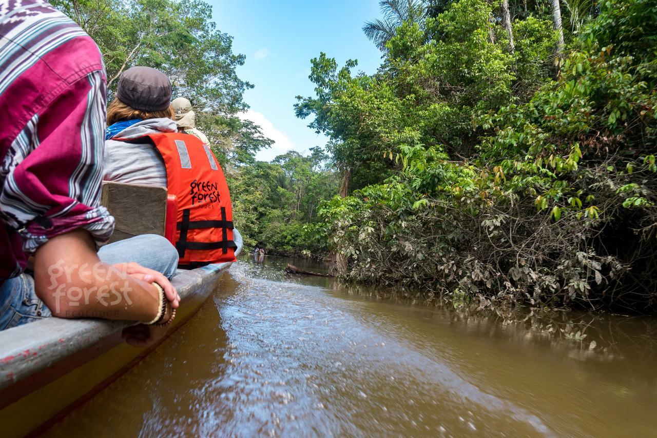 Green Forest Ecolodge Puerto Montufar Bagian luar foto