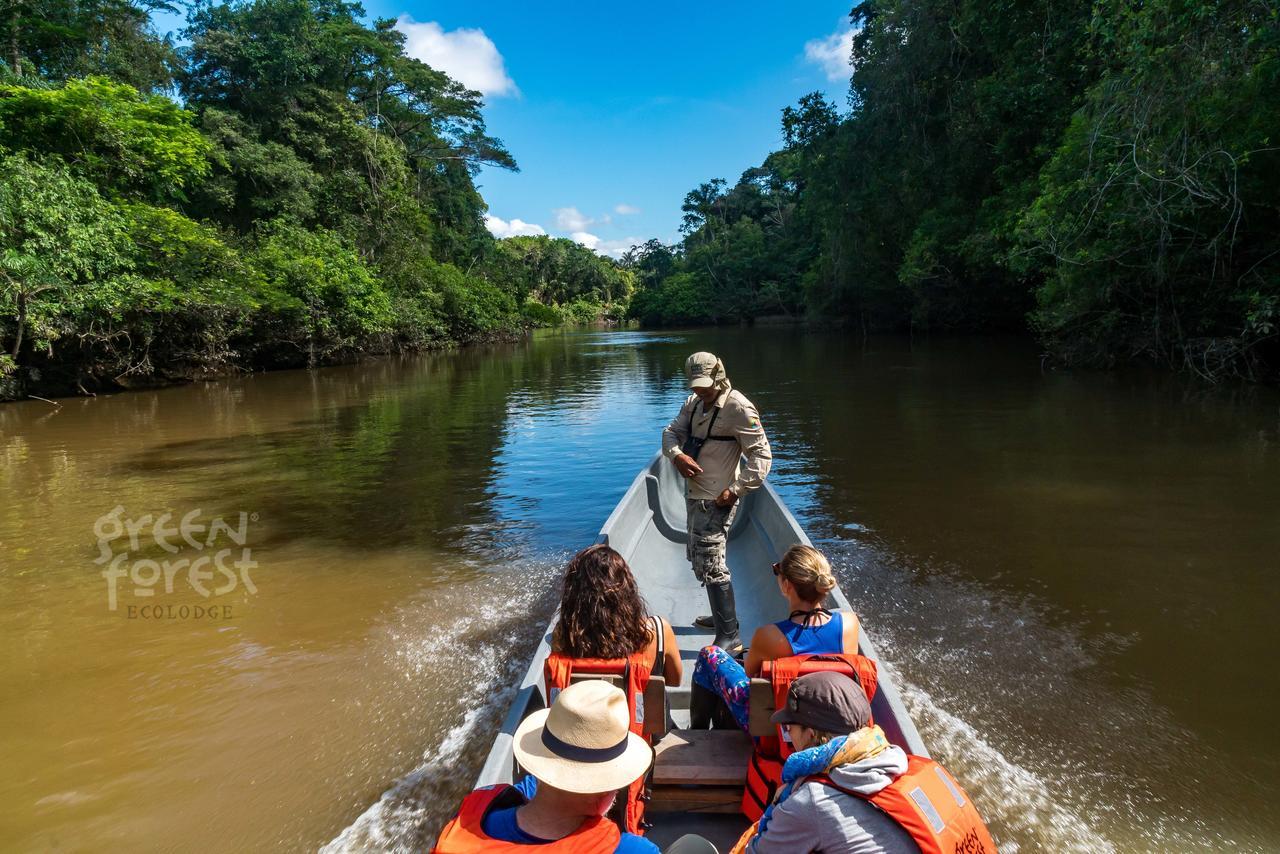 Green Forest Ecolodge Puerto Montufar Bagian luar foto