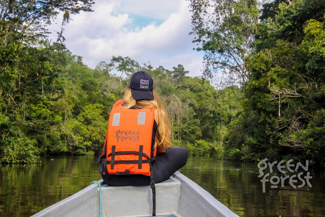 Green Forest Ecolodge Puerto Montufar Bagian luar foto