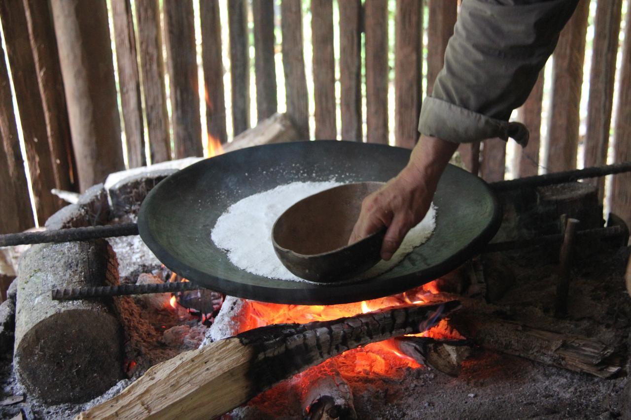 Green Forest Ecolodge Puerto Montufar Bagian luar foto