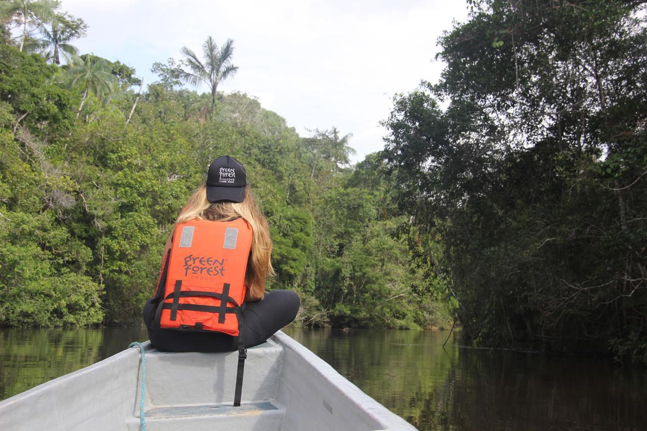 Green Forest Ecolodge Puerto Montufar Bagian luar foto